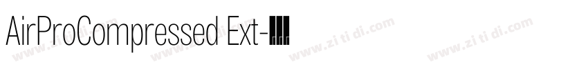 AirProCompressed Ext字体转换